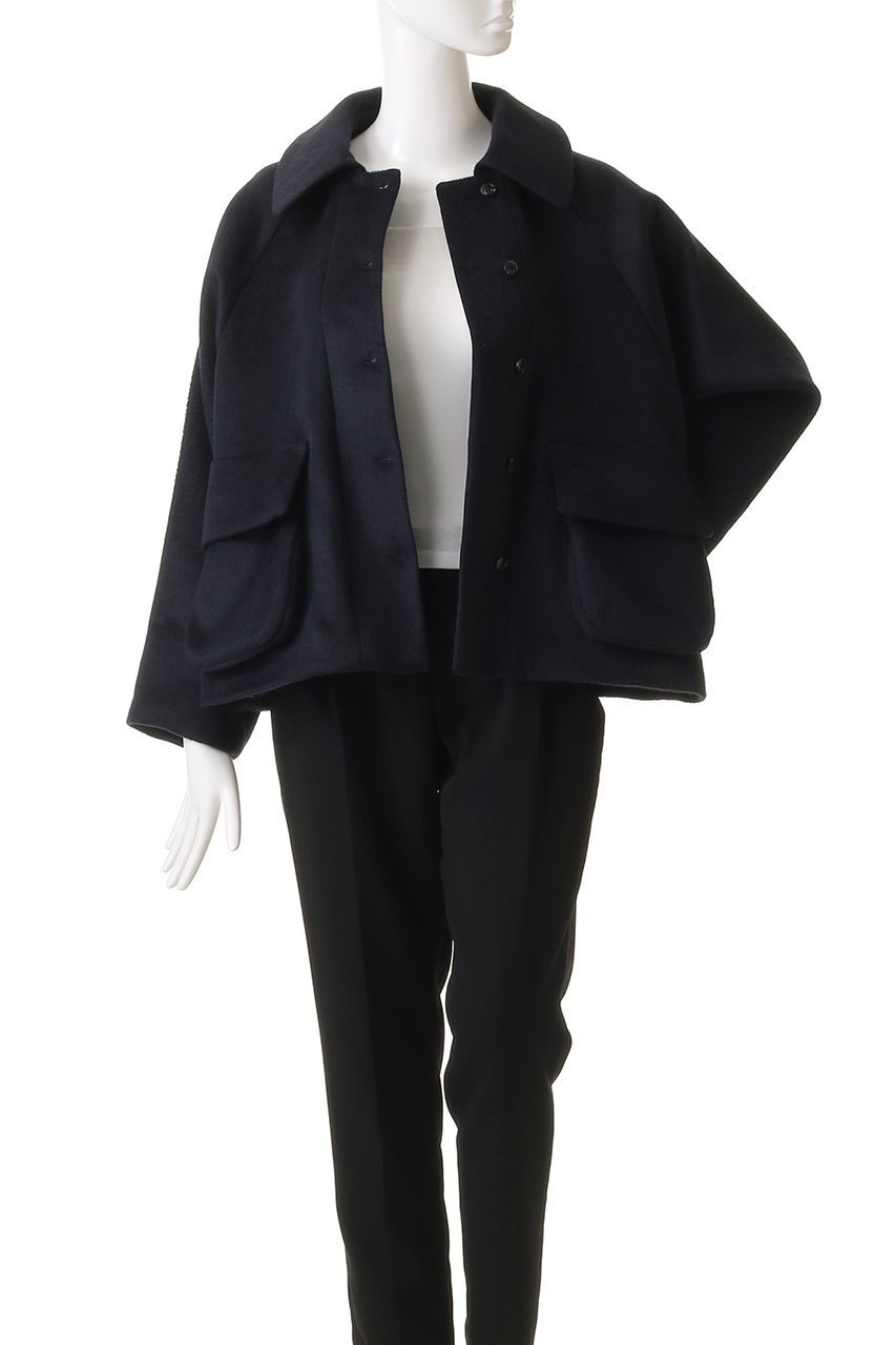 【ミズイロ インド/mizuiro ind】のwool raglan JK ジャケット 大人の最旬トレンドファッション＆コーディネート founy(ファウニー) 　ファッション　Fashion　レディースファッション　Fashion for Women　アウター　Coat / Outerwear Collection　レディースジャケット・軽アウター　Jackets　ウォーム　Warm Fabric　コンパクト　Compact, Small Size　ジャケット　Jacket, Outerwear　スリーブ　Sleeve, Long Sleeve / Short Sleeve　フロント　Front, Front Design　ポケット　Pocket, Pocket Detail　other-7|ID: prp329100004884366 ipo3291000000036509091