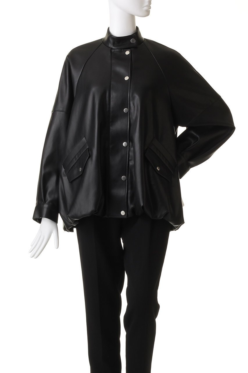 【リムアーク/RIM.ARK】のRound bomber JK/ジャケット 人気、トレンドファッション・服の通販 founy(ファニー) 　ファッション　Fashion　レディースファッション　Fashion for Women　アウター　Coat / Outerwear Collection　レディースジャケット・軽アウター　Jackets　おすすめ　Recommended / Our Picks　ジャケット　Jacket, Outerwear　スリーブ　Sleeve, Long Sleeve / Short Sleeve　ダブル　Double, Double-Breasted　バルーン　Balloon, Balloon Silhouette　フロント　Front, Front Design　other-2|ID: prp329100004884367 ipo3291000000036460033