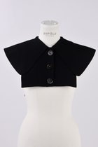【エンフォルド/ENFOLD】のニットカラーパーツ 大人の最旬トレンドファッション＆コーディネート founy(ファウニー) ファッション Fashion レディースファッション Fashion for Women アウター Coat / Outerwear Collection レディースジャケット・軽アウター Jackets ジャケット Jacket, Outerwear ネックレス Necklace, Pendant Necklace ベスト Vest, Waistcoat 洗える Machine Washable thumbnail ブラック|ID: prp329100004884386 ipo3291000000036797464