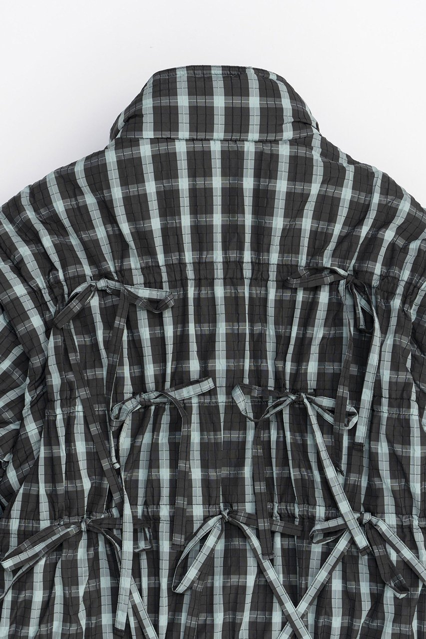 【メゾンスペシャル/MAISON SPECIAL】の2way Checkered Ribbon Puffer Jacket/2WAYチェックリボンパッファージャケット 人気、トレンドファッション・服の通販 founy(ファニー) 　ファッション　Fashion　レディースファッション　Fashion for Women　アウター　Coat / Outerwear Collection　レディースジャケット・軽アウター　Jackets　秋　Autumn　ジャケット　Jacket, Outerwear　タフタ　Taffeta, Structured Fabric　チェック　Check, Plaid, Tartan　トレンド　Trend, Trending Now　ベスト　Vest, Waistcoat　ボトム　Bottoms, Lower Wear　防寒　Cold Protection, Winter-Ready　無地　Plain, Solid Color　リボン　Ribbon, Bow　おすすめ　Recommended / Our Picks　other-7|ID: prp329100004884391 ipo3291000000036460244