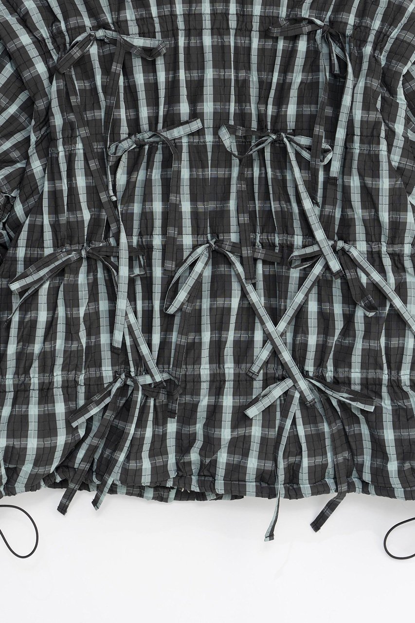 【メゾンスペシャル/MAISON SPECIAL】の2way Checkered Ribbon Puffer Jacket/2WAYチェックリボンパッファージャケット 人気、トレンドファッション・服の通販 founy(ファニー) 　ファッション　Fashion　レディースファッション　Fashion for Women　アウター　Coat / Outerwear Collection　レディースジャケット・軽アウター　Jackets　秋　Autumn　ジャケット　Jacket, Outerwear　タフタ　Taffeta, Structured Fabric　チェック　Check, Plaid, Tartan　トレンド　Trend, Trending Now　ベスト　Vest, Waistcoat　ボトム　Bottoms, Lower Wear　防寒　Cold Protection, Winter-Ready　無地　Plain, Solid Color　リボン　Ribbon, Bow　おすすめ　Recommended / Our Picks　other-8|ID: prp329100004884391 ipo3291000000036460245