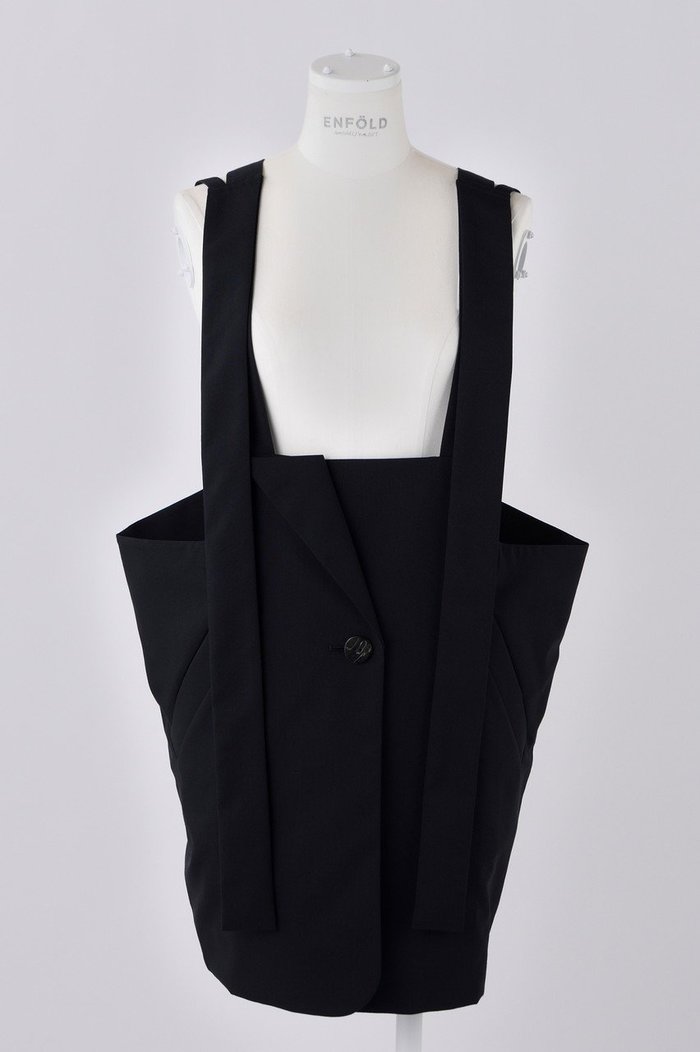 【エンフォルド/ENFOLD】のT/Wトロ テーラードベスト インテリア・キッズ・メンズ・レディースファッション・服の通販 founy(ファニー) https://founy.com/ ファッション Fashion レディースファッション Fashion for Women アウター Coat / Outerwear Collection レディースジャケット・軽アウター Jackets インナー Innerwear ジャケット Jacket, Outerwear ベスト Vest, Waistcoat リメイク Remake, Reconstructed |ID: prp329100004884392 ipo3291000000036460246