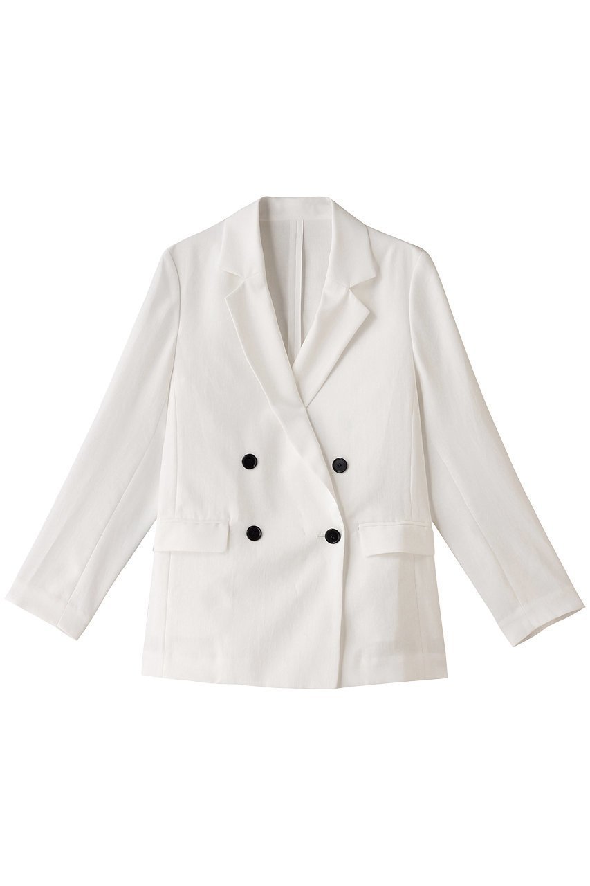 【マルティニーク/martinique】のダブルジャケット インテリア・キッズ・メンズ・レディースファッション・服の通販 founy(ファニー) 　ファッション　Fashion　レディースファッション　Fashion for Women　アウター　Coat / Outerwear Collection　レディースジャケット・軽アウター　Jackets　おすすめ　Recommended / Our Picks　クラシカル　Classical, Vintage-Inspired　シンプル　Simple, Minimal　ジャケット　Jacket, Outerwear　スタイリッシュ　Stylish, Fashionable　ダブル　Double, Double-Breasted　トレンド　Trend, Trending Now　フォルム　Silhouette, Form　マニッシュ　Mannish, Boyish　定番　Standard, Basic Item　ホワイト|ID: prp329100004884399 ipo3291000000036460305