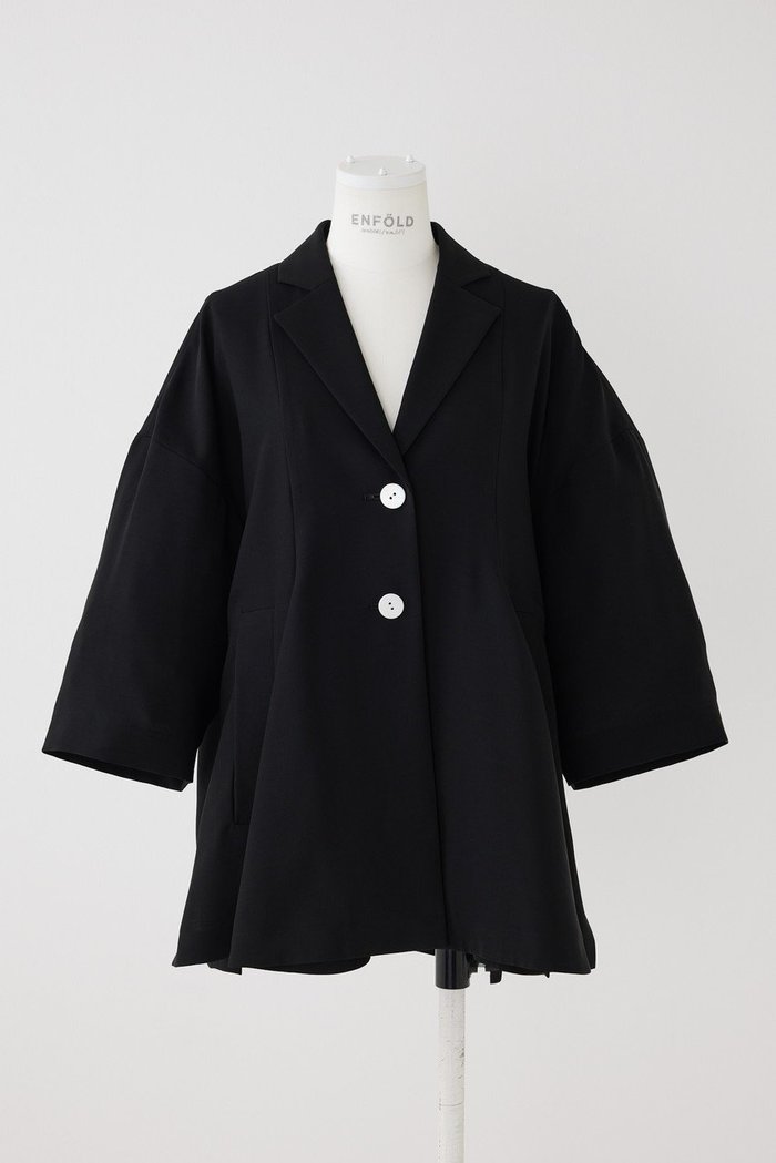 【エンフォルド/ENFOLD】のComfortable Twill BOX JK/ジャケット インテリア・キッズ・メンズ・レディースファッション・服の通販 founy(ファニー) https://founy.com/ ファッション Fashion レディースファッション Fashion for Women アウター Coat / Outerwear Collection レディースジャケット・軽アウター Jackets ジャケット Jacket, Outerwear スーツ Suit, Formalwear ロング Long, Long-Length ワイド Wide, Wide Fit 夏 Summer 春 Spring |ID: prp329100004884402 ipo3291000000036460325