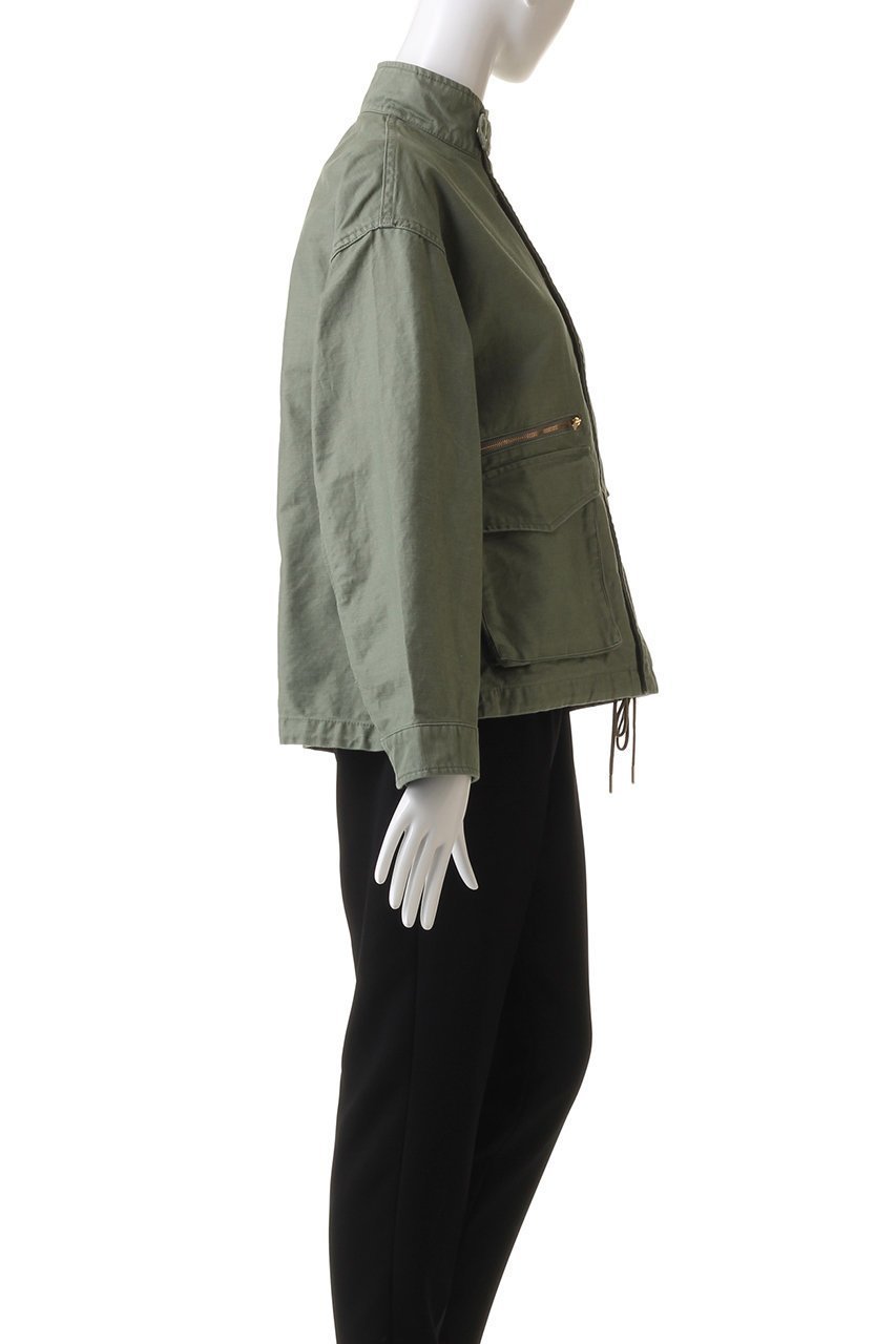 【エリオポール/heliopole】のミリタリーショートブルゾン 人気、トレンドファッション・服の通販 founy(ファニー) 　ファッション　Fashion　レディースファッション　Fashion for Women　アウター　Coat / Outerwear Collection　レディースジャケット・軽アウター　Jackets　ブルゾンジャケット・スポーティアウター　Blouson Jackets　ジャケット　Jacket, Outerwear　ブルゾン　Blouson, Bomber Jacket　ヴィンテージ　Vintage Style　other-3|ID: prp329100004884405 ipo3291000000036460350