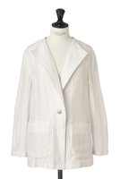 【オブリオ/AUBRIOT】のシアーシルクリネン ジャケット 人気、トレンドファッション・服の通販 founy(ファニー) ファッション Fashion レディースファッション Fashion for Women アウター Coat / Outerwear Collection レディースジャケット・軽アウター Jackets シアー Sheer, See-Through シルク Silk, 100% Silk ジャケット Jacket, Outerwear フォルム Silhouette, Form ラグジュアリー Luxury, Elegant リネン Linen, Linen Fabric ワイド Wide, Wide Fit エレガント 上品 Elegant |ID:prp329100004884407