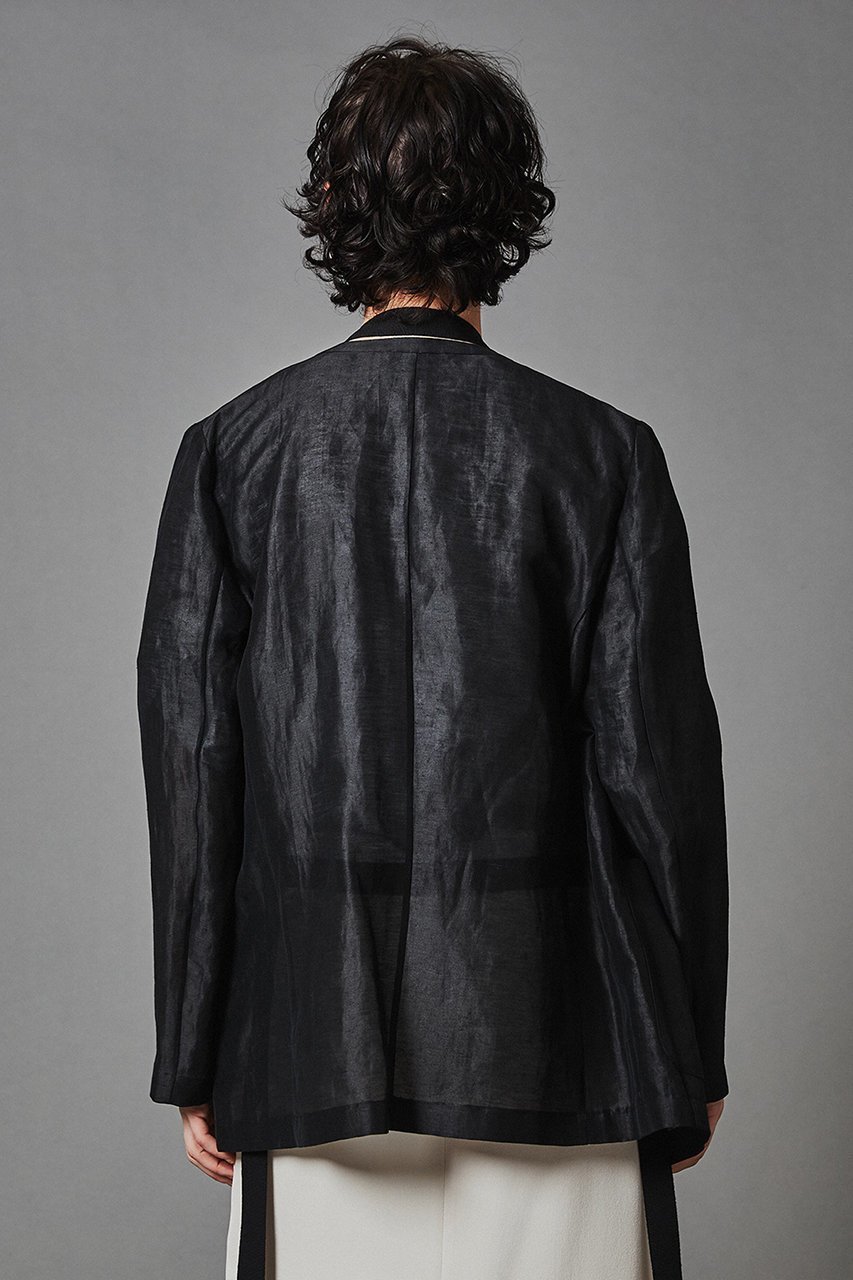 【オブリオ/AUBRIOT】のシアーシルクリネン ジャケット 人気、トレンドファッション・服の通販 founy(ファニー) 　ファッション　Fashion　レディースファッション　Fashion for Women　アウター　Coat / Outerwear Collection　レディースジャケット・軽アウター　Jackets　シアー　Sheer, See-Through　シルク　Silk, 100% Silk　ジャケット　Jacket, Outerwear　フォルム　Silhouette, Form　ラグジュアリー　Luxury, Elegant　リネン　Linen, Linen Fabric　ワイド　Wide, Wide Fit　エレガント 上品　Elegant　other-3|ID: prp329100004884407 ipo3291000000036460366