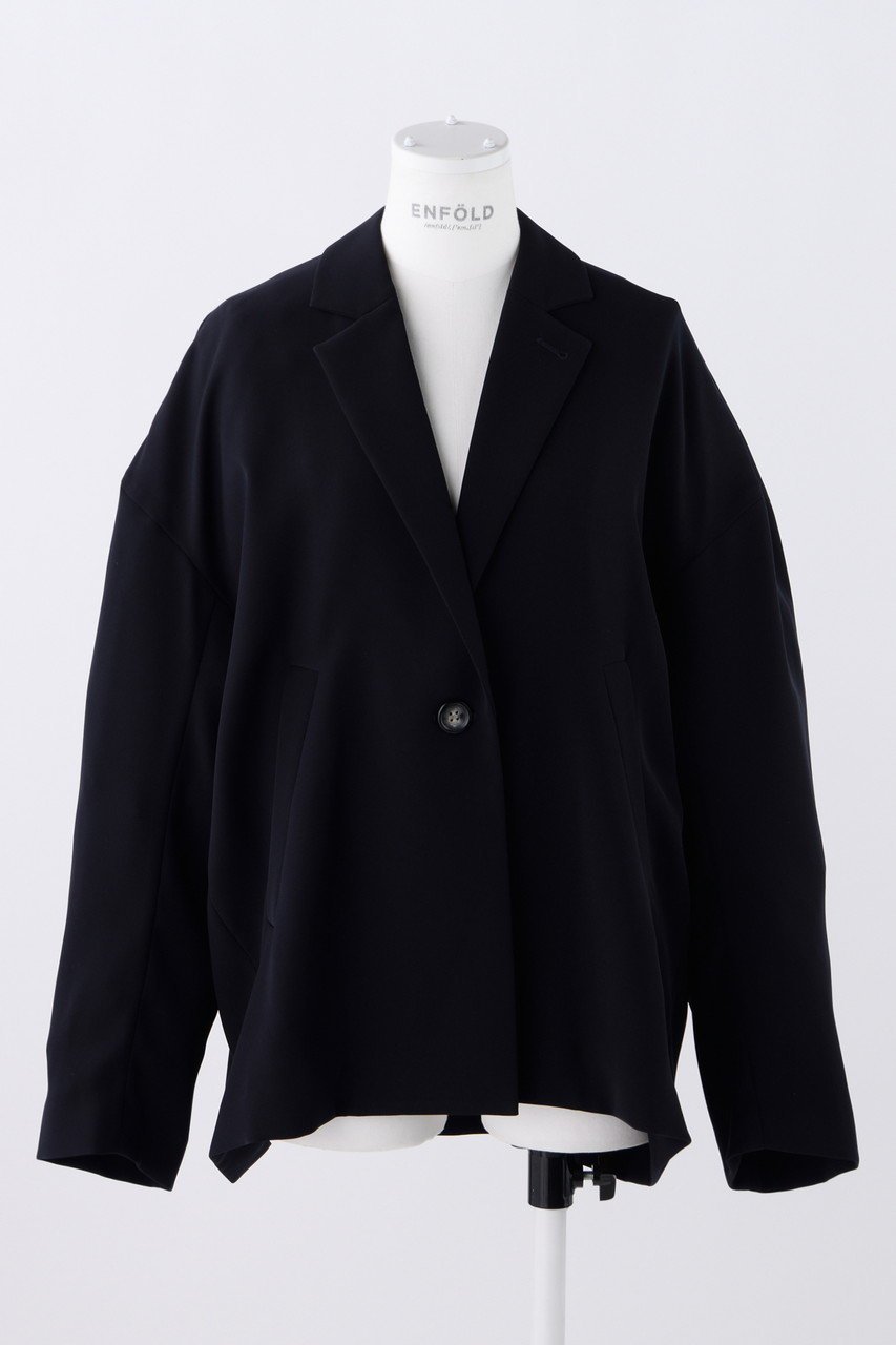 【エンフォルド/ENFOLD】のPEツイル BOX JK/ジャケット インテリア・キッズ・メンズ・レディースファッション・服の通販 founy(ファニー) ファッション Fashion レディースファッション Fashion for Women アウター Coat / Outerwear Collection レディースジャケット・軽アウター Jackets とろみ Fluid, Flowy Fabric カットソー Cut and Sewn Top ジャケット Jacket, Outerwear ツイル Twist, Twisted Detail ポケット Pocket, Pocket Detail ロング Long, Long-Length ワイド Wide, Wide Fit エレガント 上品 Elegant 人気 Popular, Best Seller 定番 Standard, Basic Item ダークネイビー|ID: prp329100004884409 ipo3291000000036460380