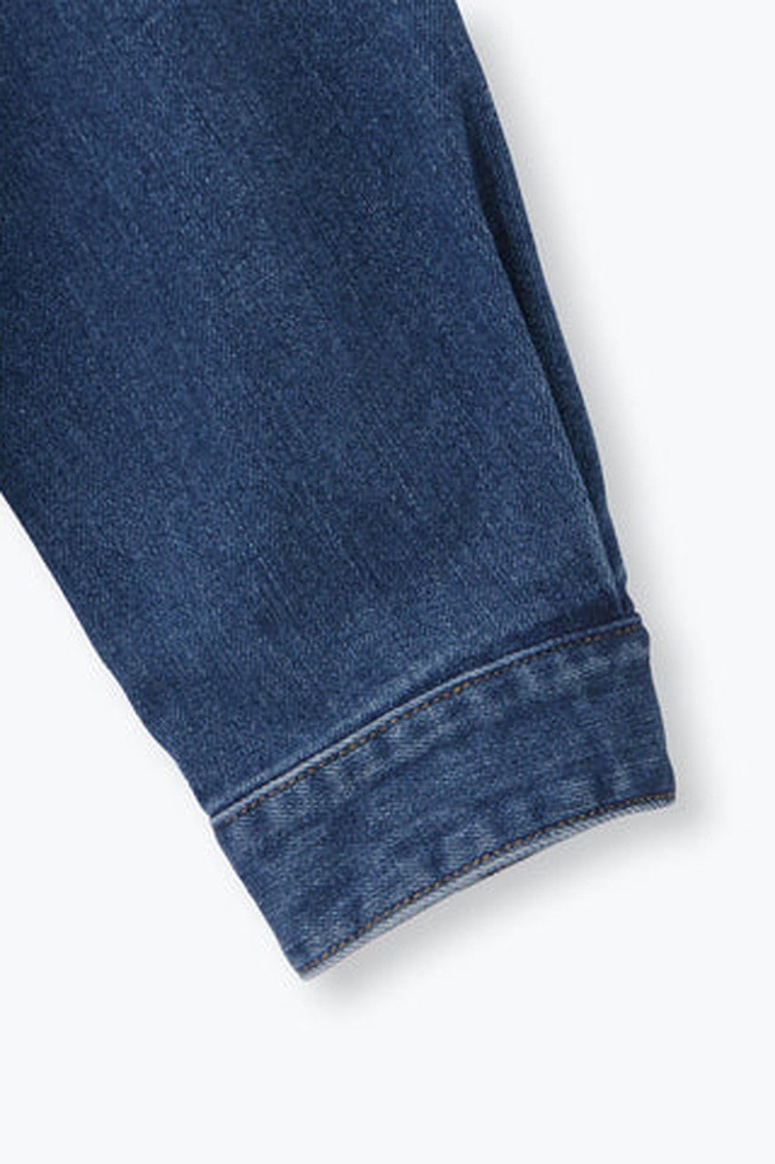 【レリル/lelill】のプリーデッドデニムJK 人気、トレンドファッション・服の通販 founy(ファニー) 　ファッション　Fashion　レディースファッション　Fashion for Women　アウター　Coat / Outerwear Collection　レディースジャケット・軽アウター　Jackets　ジャケット　Jacket, Outerwear　ストレッチ　Stretch, Stretchy Fabric　デニム　Denim, Jeans Material　ドット　Polka Dot, Dot Pattern　フラップ　Flap, Flap Pocket　フロント　Front, Front Design　ブルゾン　Blouson, Bomber Jacket　ボックス　Boxy, Box Shape　other-4|ID: prp329100004884411 ipo3291000000036460396