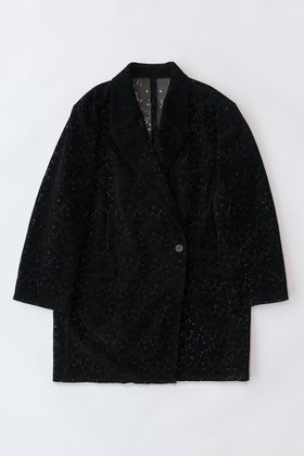 【プランク プロジェクト/PRANK PROJECT】のベロアレースジャケット / Velour Lace jacket 人気、トレンドファッション・服の通販 founy(ファニー) ファッション Fashion レディースファッション Fashion for Women アウター Coat / Outerwear Collection レディースジャケット・軽アウター Jackets ジャケット Jacket, Outerwear スラックス Slacks, Dress Pants チュール Tulip, Tulip Motif デニム Denim, Jeans Material マニッシュ Mannish, Boyish レース Lace, Lace Fabric |ID:prp329100004884418