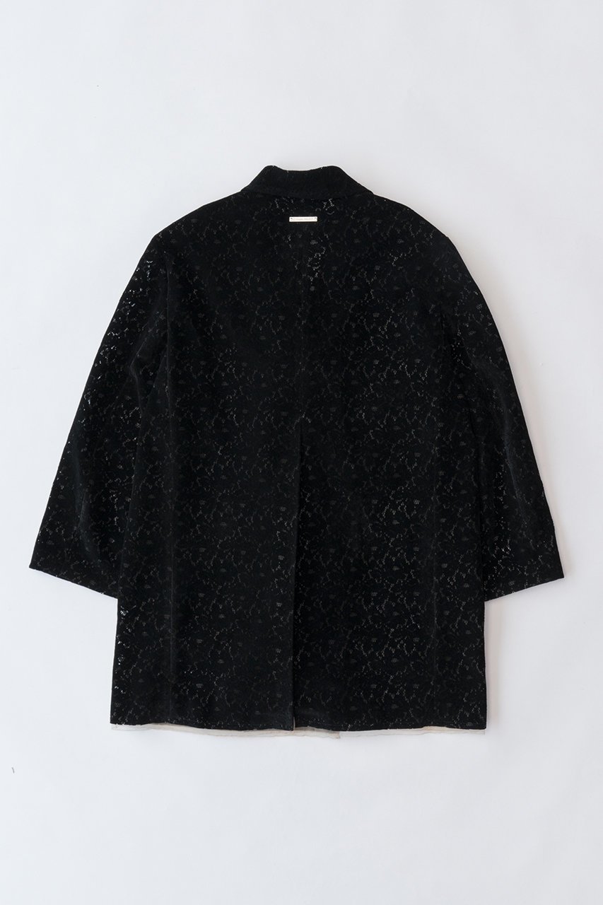 【プランク プロジェクト/PRANK PROJECT】のベロアレースジャケット / Velour Lace jacket 人気、トレンドファッション・服の通販 founy(ファニー) 　ファッション　Fashion　レディースファッション　Fashion for Women　アウター　Coat / Outerwear Collection　レディースジャケット・軽アウター　Jackets　ジャケット　Jacket, Outerwear　スラックス　Slacks, Dress Pants　チュール　Tulip, Tulip Motif　デニム　Denim, Jeans Material　マニッシュ　Mannish, Boyish　レース　Lace, Lace Fabric　other-2|ID: prp329100004884418 ipo3291000000036460459