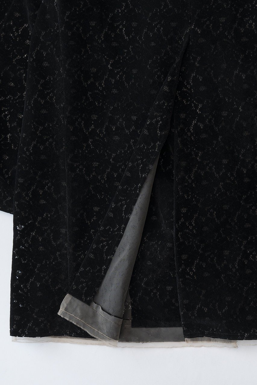 【プランク プロジェクト/PRANK PROJECT】のベロアレースジャケット / Velour Lace jacket 人気、トレンドファッション・服の通販 founy(ファニー) 　ファッション　Fashion　レディースファッション　Fashion for Women　アウター　Coat / Outerwear Collection　レディースジャケット・軽アウター　Jackets　ジャケット　Jacket, Outerwear　スラックス　Slacks, Dress Pants　チュール　Tulip, Tulip Motif　デニム　Denim, Jeans Material　マニッシュ　Mannish, Boyish　レース　Lace, Lace Fabric　other-6|ID: prp329100004884418 ipo3291000000036460463