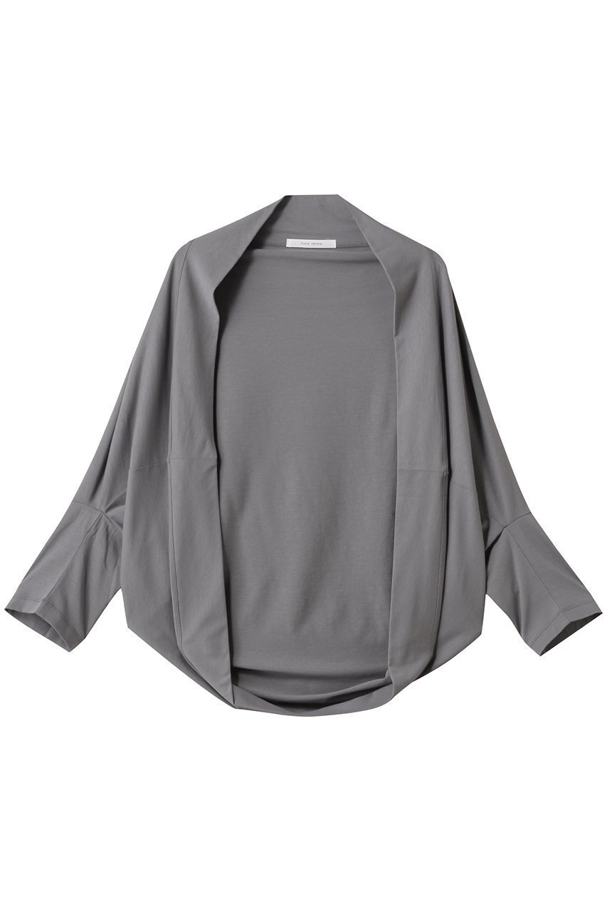 【プレインピープル/PLAIN PEOPLE】のヴィンテージレアツイストフレスカジャージモモンガカーディガン インテリア・キッズ・メンズ・レディースファッション・服の通販 founy(ファニー) ファッション Fashion レディースファッション Fashion for Women トップス・カットソー Cut & Sew Tops ニット Knit Tops & Sweaters カーディガン・羽織り Layered Style Cardigans ベスト&ジレ / 重ね着スタイル Vests & Gilets カーディガン Cardigan, Knitwear コンパクト Compact, Small Size シアー Sheer, See-Through シンプル Simple, Minimal 夏 Summer 春 Spring S/S・春夏 SS, Spring/Summer, Warm Season グレー|ID: prp329100004884422 ipo3291000000036460568