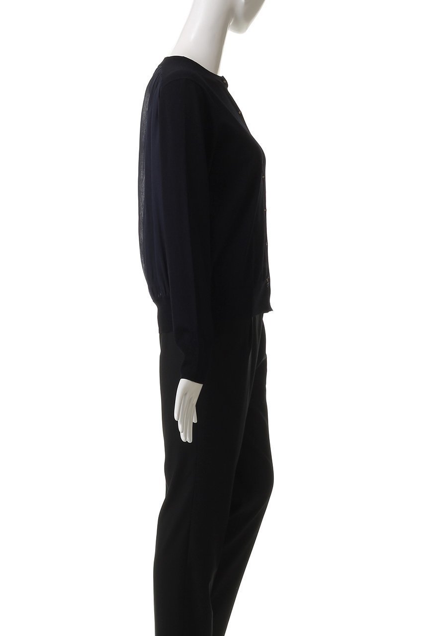 【ベイジ,/BEIGE,】のNADIA(ナディア)/バックオーガンジークルーネックカーディガン 人気、トレンドファッション・服の通販 founy(ファニー) 　ファッション　Fashion　レディースファッション　Fashion for Women　トップス・カットソー　Cut & Sew Tops　ニット　Knit Tops & Sweaters　カーディガン・羽織り　Layered Style Cardigans　エアリー　Airy Texture　オーガンジー　Organza Fabric　カーディガン　Cardigan, Knitwear　エレガント 上品　Elegant　夏　Summer　定番　Standard, Basic Item　春　Spring　S/S・春夏　SS, Spring/Summer, Warm Season　other-3|ID: prp329100004884427 ipo3291000000036460618