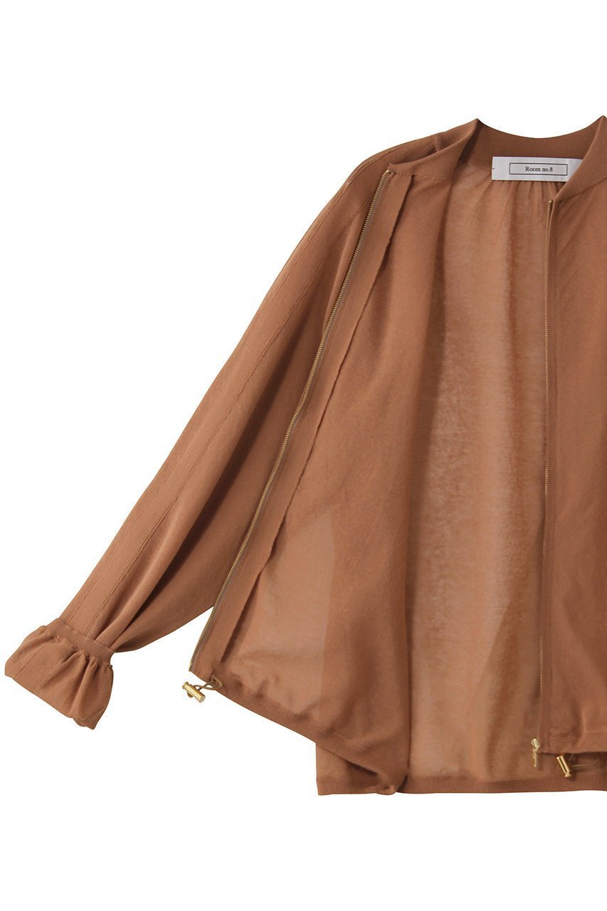 【ルームエイト/Room no.8】のコットンシアー ジップアップブルゾン 人気、トレンドファッション・服の通販 founy(ファニー) ファッション Fashion レディースファッション Fashion for Women トップス・カットソー Cut & Sew Tops ニット Knit Tops & Sweaters カーディガン・羽織り Layered Style Cardigans カーディガン Cardigan, Knitwear シアー Sheer, See-Through スポーティ Sporty, Casual Athletic トレンド Trend, Trending Now フェミニン Feminine, Girly ワンポイント One Point, Statement Accent 夏 Summer other-6|ID: prp329100004884429 ipo3291000000036460640