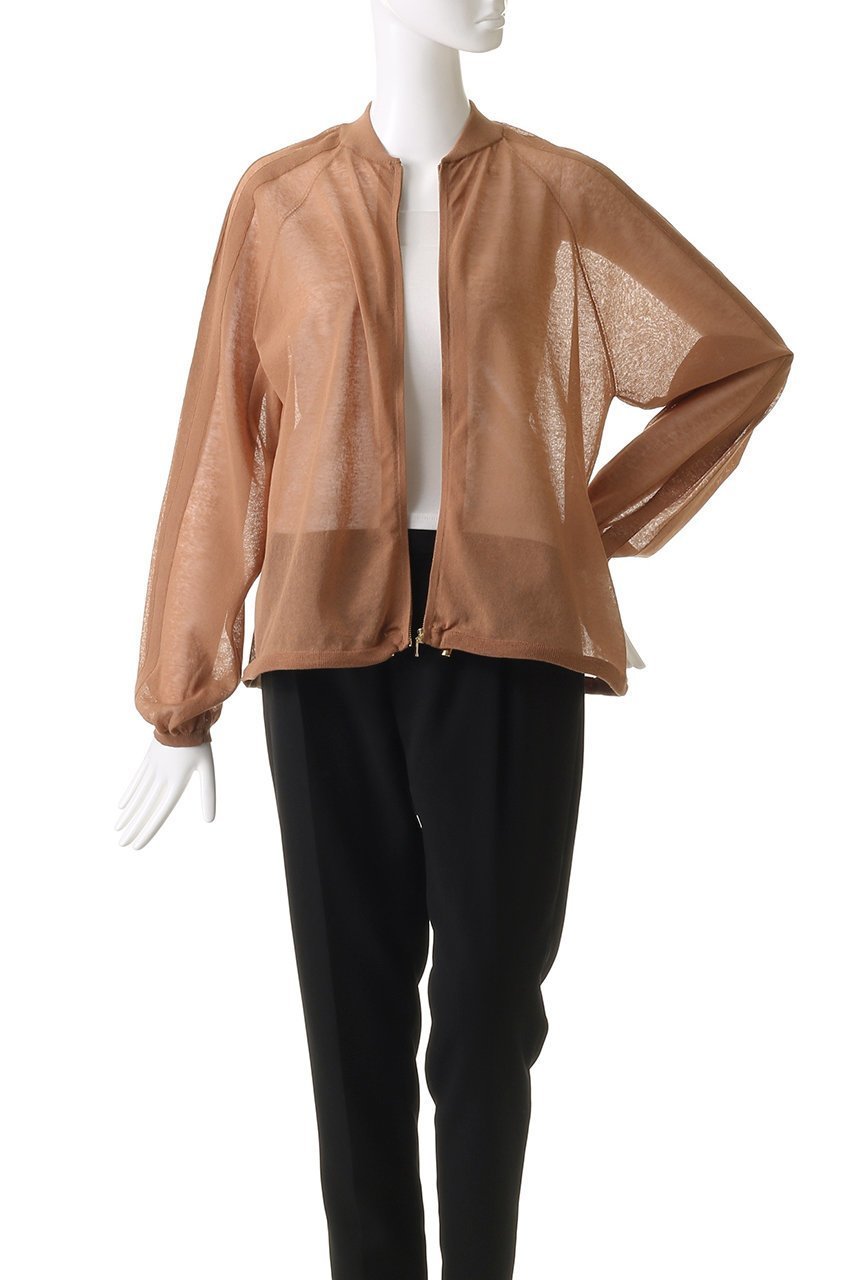 【ルームエイト/Room no.8】のコットンシアー ジップアップブルゾン 人気、トレンドファッション・服の通販 founy(ファニー) ファッション Fashion レディースファッション Fashion for Women トップス・カットソー Cut & Sew Tops ニット Knit Tops & Sweaters カーディガン・羽織り Layered Style Cardigans カーディガン Cardigan, Knitwear シアー Sheer, See-Through スポーティ Sporty, Casual Athletic トレンド Trend, Trending Now フェミニン Feminine, Girly ワンポイント One Point, Statement Accent 夏 Summer other-7|ID: prp329100004884429 ipo3291000000036460641