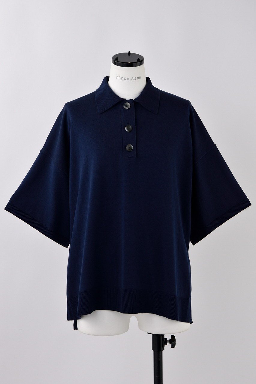 【ナゴンスタンス/nagonstans】のCRAFT GASS ニットポロP.O/プルオーバー インテリア・キッズ・メンズ・レディースファッション・服の通販 founy(ファニー) 　ファッション　Fashion　レディースファッション　Fashion for Women　トップス・カットソー　Cut & Sew Tops　ニット　Knit Tops & Sweaters　カジュアルプルオーバー・ニットトップス　Pullovers & Knit Tops / Casual Pullovers　バランス　Balance, Style Balance　リラックス　Relax, Relaxed Fit　Space|ID: prp329100004884430 ipo3291000000036460645