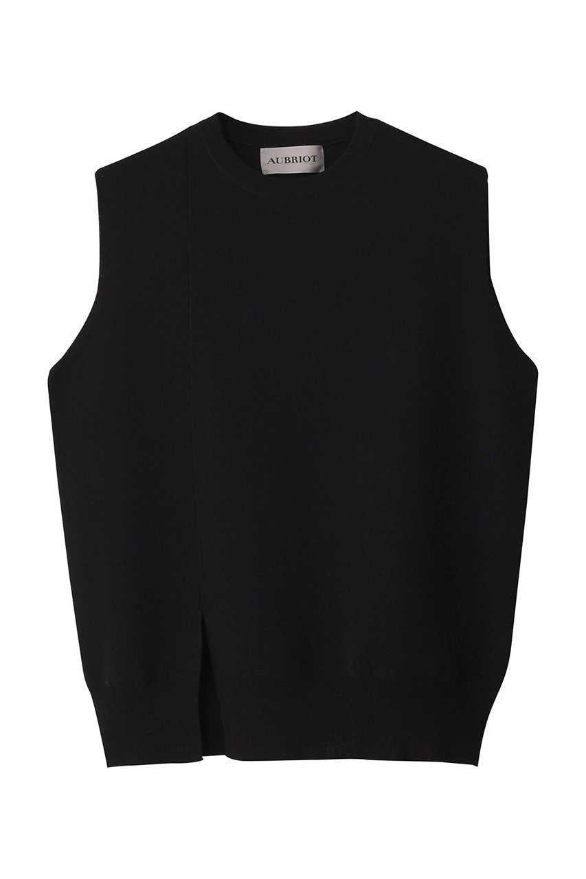 【オブリオ/AUBRIOT】のイタリアンウール ニットベスト 人気、トレンドファッション・服の通販 founy(ファニー) 　ファッション　Fashion　レディースファッション　Fashion for Women　トップス・カットソー　Cut & Sew Tops　ニット　Knit Tops & Sweaters　ベスト&ジレ / 重ね着スタイル　Vests & Gilets　カジュアルプルオーバー・ニットトップス　Pullovers & Knit Tops / Casual Pullovers　スリット　Slit, Slit Detail　フロント　Front, Front Design　ベスト　Vest, Waistcoat　エレガント 上品　Elegant　 other-1|ID: prp329100004884432 ipo3291000000036460660