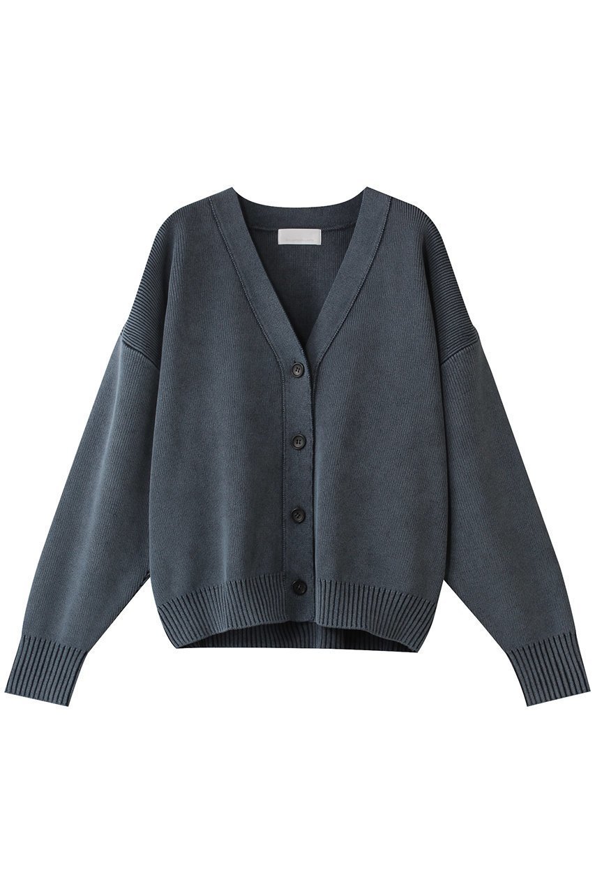 【ガリャルダガランテ/GALLARDAGALANTE】のガーメントウォッシュカーディガン インテリア・キッズ・メンズ・レディースファッション・服の通販 founy(ファニー) 　ファッション　Fashion　レディースファッション　Fashion for Women　トップス・カットソー　Cut & Sew Tops　ニット　Knit Tops & Sweaters　カーディガン・羽織り　Layered Style Cardigans　ウォッシュ　Washed Finish　カーディガン　Cardigan, Knitwear　バランス　Balance, Style Balance　ネイビー|ID: prp329100004884435 ipo3291000000036460692