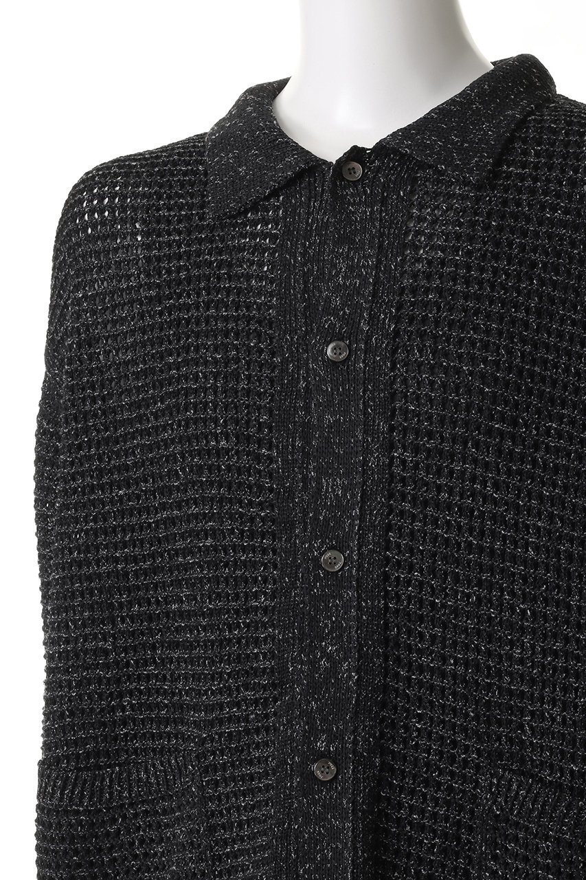 【ヨーク/YOKE】の【UNISEX】MESH KNITTED シャツ カーディガン 大人の最旬トレンドファッション＆コーディネート founy(ファウニー) 　ファッション　Fashion　レディースファッション　Fashion for Women　トップス・カットソー　Cut & Sew Tops　ニット　Knit Tops & Sweaters　カーディガン・羽織り　Layered Style Cardigans　シャツ・ブラウス・オフィスカジュアル　Elegant Blouses & Button-Ups　ユニセックス　Unisex, Genderless　カーディガン　Cardigan, Knitwear　リラックス　Relax, Relaxed Fit　定番　Standard, Basic Item　other-5|ID: prp329100004884439 ipo3291000000036509180