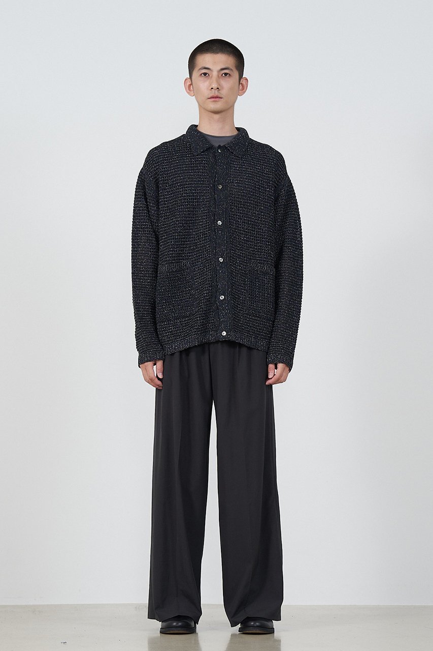 【ヨーク/YOKE】の【UNISEX】MESH KNITTED シャツ カーディガン 大人の最旬トレンドファッション＆コーディネート founy(ファウニー) 　ファッション　Fashion　レディースファッション　Fashion for Women　トップス・カットソー　Cut & Sew Tops　ニット　Knit Tops & Sweaters　カーディガン・羽織り　Layered Style Cardigans　シャツ・ブラウス・オフィスカジュアル　Elegant Blouses & Button-Ups　ユニセックス　Unisex, Genderless　カーディガン　Cardigan, Knitwear　リラックス　Relax, Relaxed Fit　定番　Standard, Basic Item　other-6|ID: prp329100004884439 ipo3291000000036509181