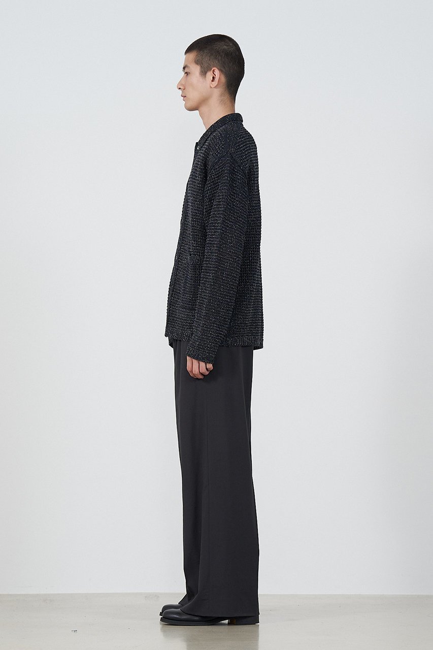 【ヨーク/YOKE】の【UNISEX】MESH KNITTED シャツ カーディガン 大人の最旬トレンドファッション＆コーディネート founy(ファウニー) 　ファッション　Fashion　レディースファッション　Fashion for Women　トップス・カットソー　Cut & Sew Tops　ニット　Knit Tops & Sweaters　カーディガン・羽織り　Layered Style Cardigans　シャツ・ブラウス・オフィスカジュアル　Elegant Blouses & Button-Ups　ユニセックス　Unisex, Genderless　カーディガン　Cardigan, Knitwear　リラックス　Relax, Relaxed Fit　定番　Standard, Basic Item　other-7|ID: prp329100004884439 ipo3291000000036509182