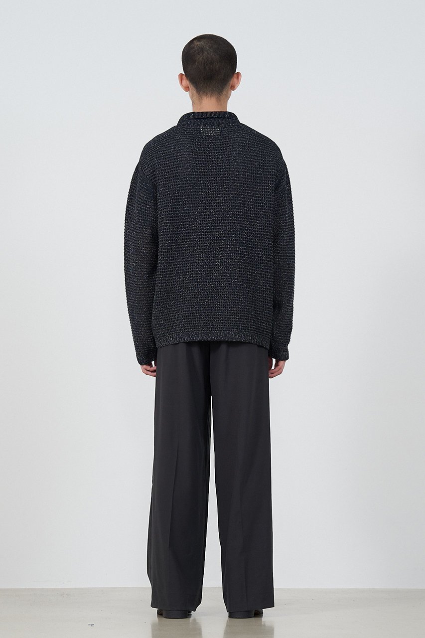 【ヨーク/YOKE】の【UNISEX】MESH KNITTED シャツ カーディガン 大人の最旬トレンドファッション＆コーディネート founy(ファウニー) 　ファッション　Fashion　レディースファッション　Fashion for Women　トップス・カットソー　Cut & Sew Tops　ニット　Knit Tops & Sweaters　カーディガン・羽織り　Layered Style Cardigans　シャツ・ブラウス・オフィスカジュアル　Elegant Blouses & Button-Ups　ユニセックス　Unisex, Genderless　カーディガン　Cardigan, Knitwear　リラックス　Relax, Relaxed Fit　定番　Standard, Basic Item　other-8|ID: prp329100004884439 ipo3291000000036509183