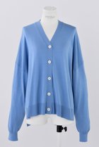 【エンフォルド/ENFOLD】のボックス Vカーディガン 人気、トレンドファッション・服の通販 founy(ファニー) ファッション Fashion レディースファッション Fashion for Women トップス・カットソー Cut & Sew Tops ニット Knit Tops & Sweaters カーディガン・羽織り Layered Style Cardigans カーディガン Cardigan, Knitwear シルク Silk, 100% Silk フォーマル Formal, Dressy ボックス Boxy, Box Shape 定番 Standard, Basic Item 春 Spring 秋 Autumn thumbnail ライトブルー|ID: prp329100004884444 ipo3291000000036460761