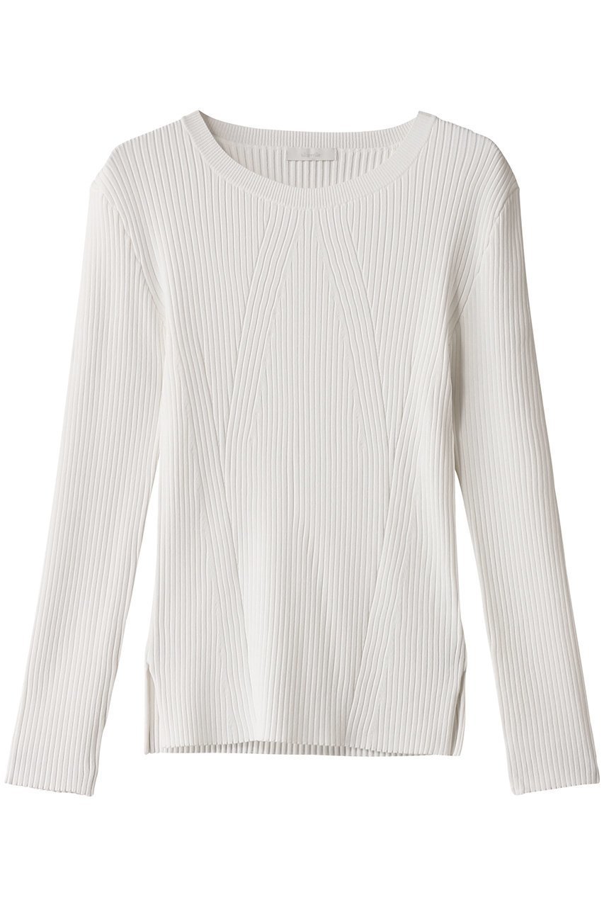 【アルアバイル/allureville】のリブキリカエデザインプルオーバー インテリア・キッズ・メンズ・レディースファッション・服の通販 founy(ファニー) 　ファッション　Fashion　レディースファッション　Fashion for Women　トップス・カットソー　Cut & Sew Tops　ニット　Knit Tops & Sweaters　カジュアルプルオーバー・ニットトップス　Pullovers & Knit Tops / Casual Pullovers　インナー　Innerwear　シンプル　Simple, Minimal　エレガント 上品　Elegant　オフホワイト|ID: prp329100004884446 ipo3291000000036460773