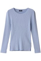 【アルアバイル/allureville】のリブキリカエデザインプルオーバー 人気、トレンドファッション・服の通販 founy(ファニー) ファッション Fashion レディースファッション Fashion for Women トップス・カットソー Cut & Sew Tops ニット Knit Tops & Sweaters カジュアルプルオーバー・ニットトップス Pullovers & Knit Tops / Casual Pullovers インナー Innerwear シンプル Simple, Minimal エレガント 上品 Elegant thumbnail ライトブルー|ID: prp329100004884446 ipo3291000000036460775