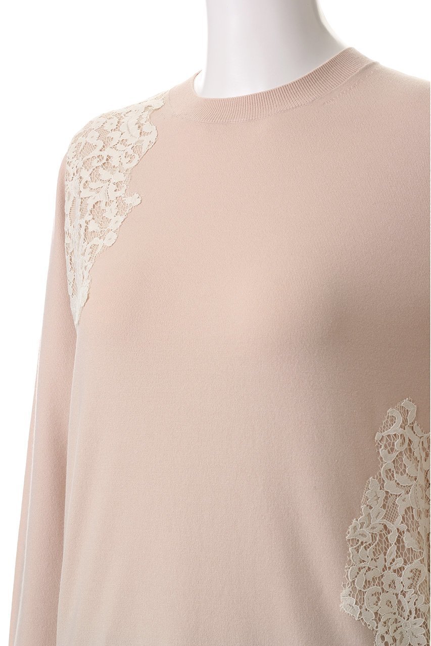 【ベイジ,/BEIGE,】のWILLOW(ウィロウ)/レースニット 人気、トレンドファッション・服の通販 founy(ファニー) 　ファッション　Fashion　レディースファッション　Fashion for Women　トップス・カットソー　Cut & Sew Tops　ニット　Knit Tops & Sweaters　カジュアルプルオーバー・ニットトップス　Pullovers & Knit Tops / Casual Pullovers　アシンメトリー　Asymmetrical Style　クラシカル　Classical, Vintage-Inspired　バランス　Balance, Style Balance　ファブリック　Fabric, Textile　レース　Lace, Lace Fabric　other-5|ID: prp329100004884456 ipo3291000000036460863