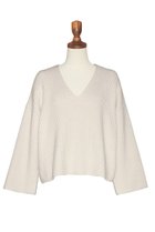 【デイジーリン/DAISY LIN】のAngel Hair Sweater “Lady V” パウダーベージュ|ID: prp329100004884457 ipo3291000000036460868