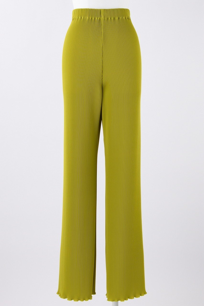 【エンフォルド/ENFOLD】のPEジョーゼット プリーツフレアヘム PT/パンツ インテリア・キッズ・メンズ・レディースファッション・服の通販 founy(ファニー) ファッション Fashion レディースファッション Fashion for Women パンツ Pants & Trousers カットソー Cut and Sewn Top シンプル Simple, Minimal ジョーゼット Georgette, Semi-Sheer Fabric フェミニン Feminine, Girly フレア Flare, Flared プリーツ Pleats, Pleated ベーシック Basic, Essential リアル Real, Realistic リラックス Relax, Relaxed Fit ライトグリーン|ID: prp329100004884467 ipo3291000000036460955