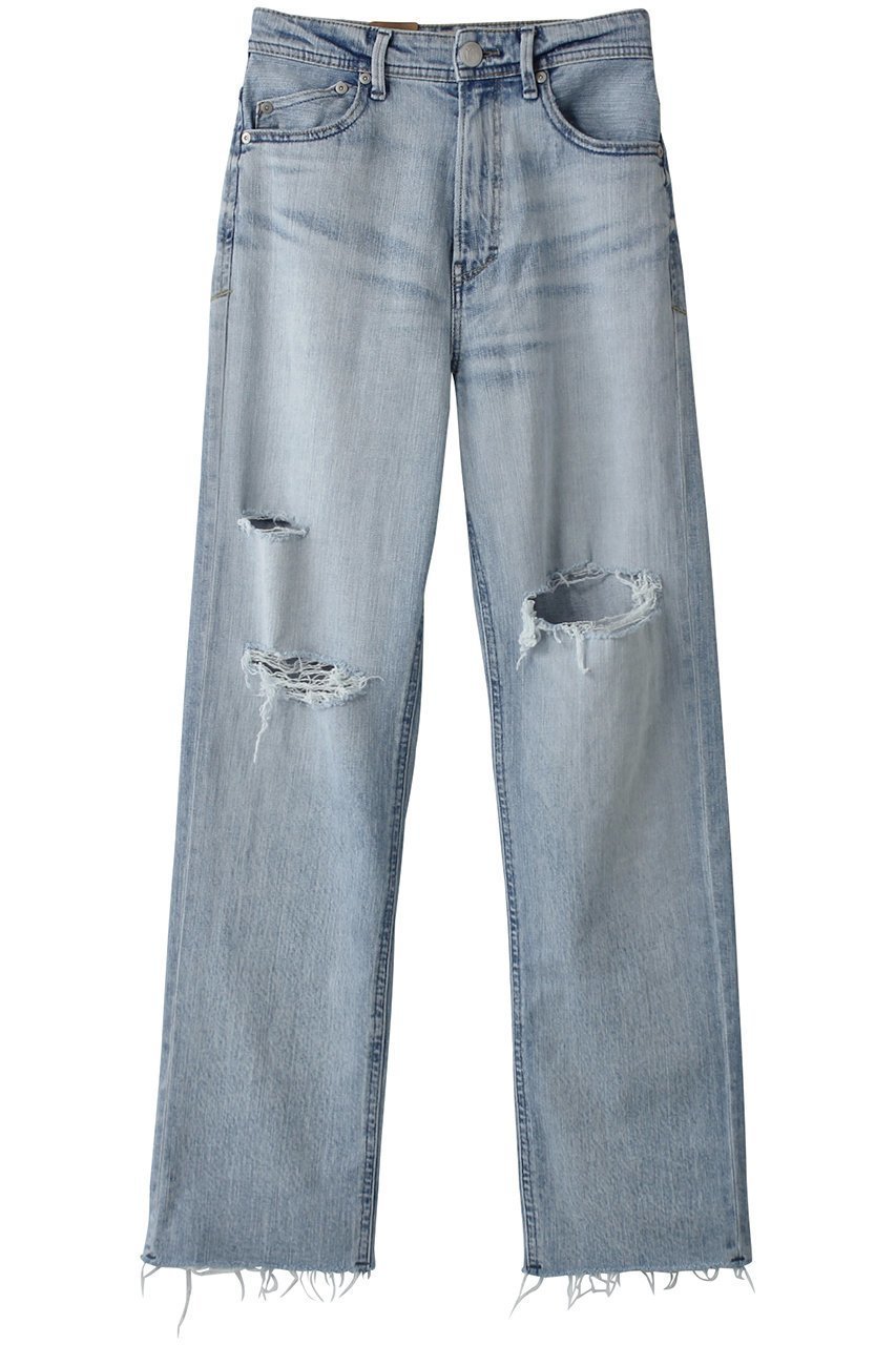 【ヤヌーク/YANUK】のボーイズストレート 【LEA】 インテリア・キッズ・メンズ・レディースファッション・服の通販 founy(ファニー) 　ファッション　Fashion　レディースファッション　Fashion for Women　パンツ　Pants & Trousers　デニムパンツ・ジーンズ・美脚デニム　Denim Jeans & Pants　おすすめ　Recommended / Our Picks　ダメージ　Distressed, Destroyed　デニム　Denim, Jeans Material　ダメージフロスト|ID: prp329100004884469 ipo3291000000036460970