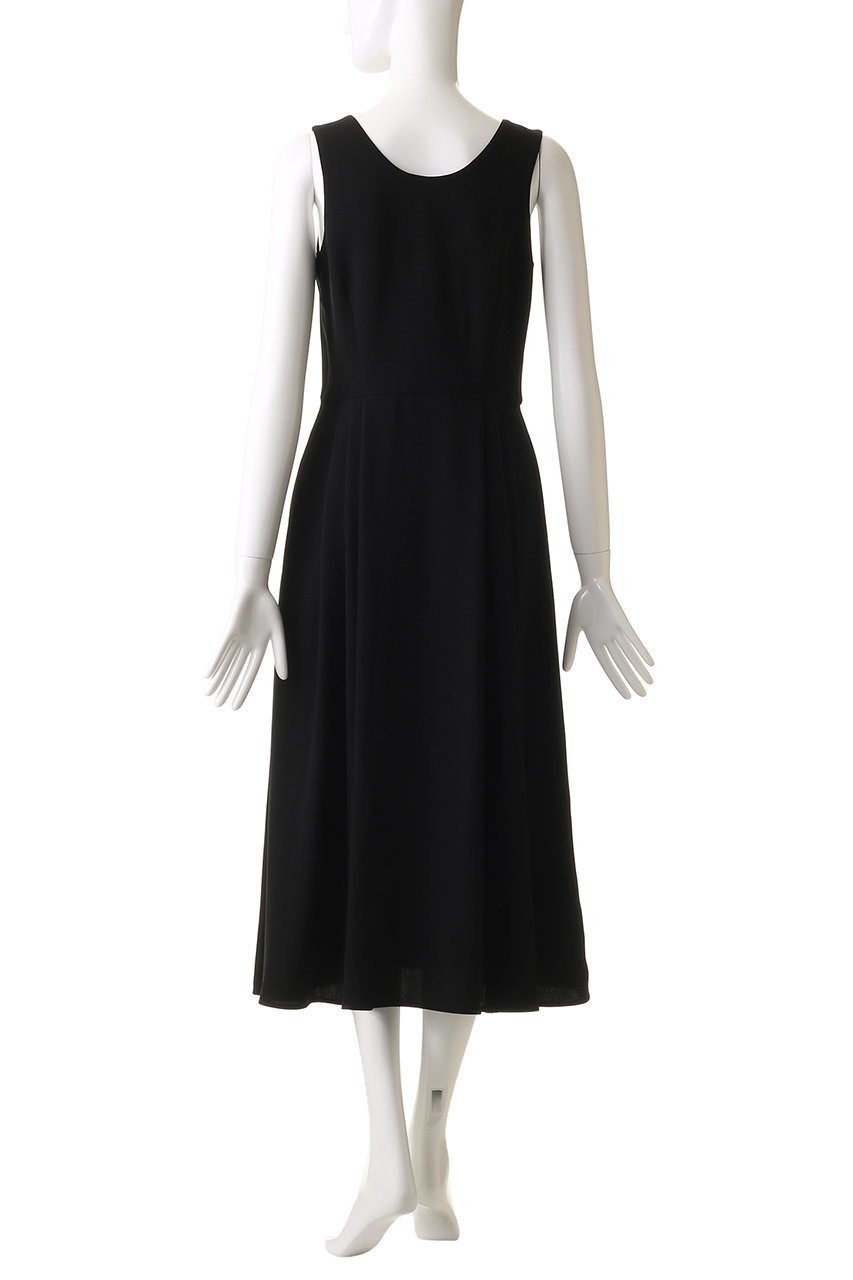 【エムダブリュー/MW】のバック サテン スリーブレス タックドレス 人気、トレンドファッション・服の通販 founy(ファニー) ファッション Fashion レディースファッション Fashion for Women ワンピース Dresses フォーマル・パーティードレス・結婚式用ドレス Elegant & Casual Dresses チュニック Tunic Tops & Dresses キュプラ Cupro, Eco Fabric サテン Satin, Glossy Fabric シューズ Shoes, Footwear スクエア Square, Square Shape スリーブ Sleeve, Long Sleeve / Short Sleeve チュニック Tunic, Long Top ドレス Dress, One-Piece フィット Fit, Slim Fit フレア Flare, Flared ロング Long, Long-Length エレガント 上品 Elegant other-4|ID: prp329100004884476 ipo3291000000036461027