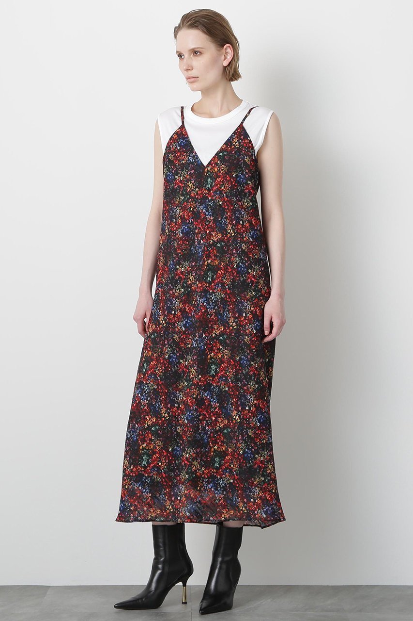 【ヒューエルミュージアム/hueLe Museum】の【STUMBLY】Printed Maxi Camisole Dress 人気、トレンドファッション・服の通販 founy(ファニー) 　ファッション　Fashion　レディースファッション　Fashion for Women　ワンピース　Dresses　フォーマル・パーティードレス・結婚式用ドレス　Elegant & Casual Dresses　チュニック　Tunic Tops & Dresses　キャミソール　Camisole, Spaghetti Strap Top　シンプル　Simple, Minimal　ジャカード／ジャガード　Jacquard, Woven Pattern　ジャケット　Jacket, Outerwear　タンク　Tank Top, Sleeveless Top　タートルネック　Turtleneck, High Neck　チュニック　Tunic, Long Top　ツイード　Twill, Twill Weave　ドレス　Dress, One-Piece　バイアス　Bias, Diagonal Cut　プリント　Print, Printed Pattern　マキシ　Maxi, Full Length　ロング　Long, Long-Length　無地　Plain, Solid Color　 other-1|ID: prp329100004884477 ipo3291000000036461031