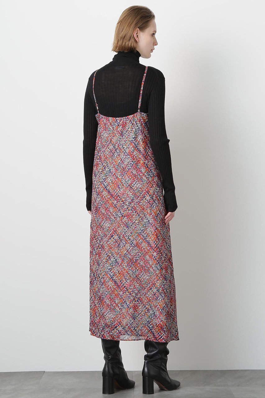 【ヒューエルミュージアム/hueLe Museum】の【STUMBLY】Printed Maxi Camisole Dress 人気、トレンドファッション・服の通販 founy(ファニー) 　ファッション　Fashion　レディースファッション　Fashion for Women　ワンピース　Dresses　フォーマル・パーティードレス・結婚式用ドレス　Elegant & Casual Dresses　チュニック　Tunic Tops & Dresses　キャミソール　Camisole, Spaghetti Strap Top　シンプル　Simple, Minimal　ジャカード／ジャガード　Jacquard, Woven Pattern　ジャケット　Jacket, Outerwear　タンク　Tank Top, Sleeveless Top　タートルネック　Turtleneck, High Neck　チュニック　Tunic, Long Top　ツイード　Twill, Twill Weave　ドレス　Dress, One-Piece　バイアス　Bias, Diagonal Cut　プリント　Print, Printed Pattern　マキシ　Maxi, Full Length　ロング　Long, Long-Length　無地　Plain, Solid Color　other-5|ID: prp329100004884477 ipo3291000000036461037