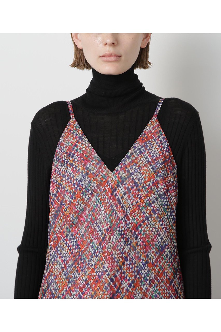 【ヒューエルミュージアム/hueLe Museum】の【STUMBLY】Printed Maxi Camisole Dress 人気、トレンドファッション・服の通販 founy(ファニー) 　ファッション　Fashion　レディースファッション　Fashion for Women　ワンピース　Dresses　フォーマル・パーティードレス・結婚式用ドレス　Elegant & Casual Dresses　チュニック　Tunic Tops & Dresses　キャミソール　Camisole, Spaghetti Strap Top　シンプル　Simple, Minimal　ジャカード／ジャガード　Jacquard, Woven Pattern　ジャケット　Jacket, Outerwear　タンク　Tank Top, Sleeveless Top　タートルネック　Turtleneck, High Neck　チュニック　Tunic, Long Top　ツイード　Twill, Twill Weave　ドレス　Dress, One-Piece　バイアス　Bias, Diagonal Cut　プリント　Print, Printed Pattern　マキシ　Maxi, Full Length　ロング　Long, Long-Length　無地　Plain, Solid Color　other-6|ID: prp329100004884477 ipo3291000000036461038