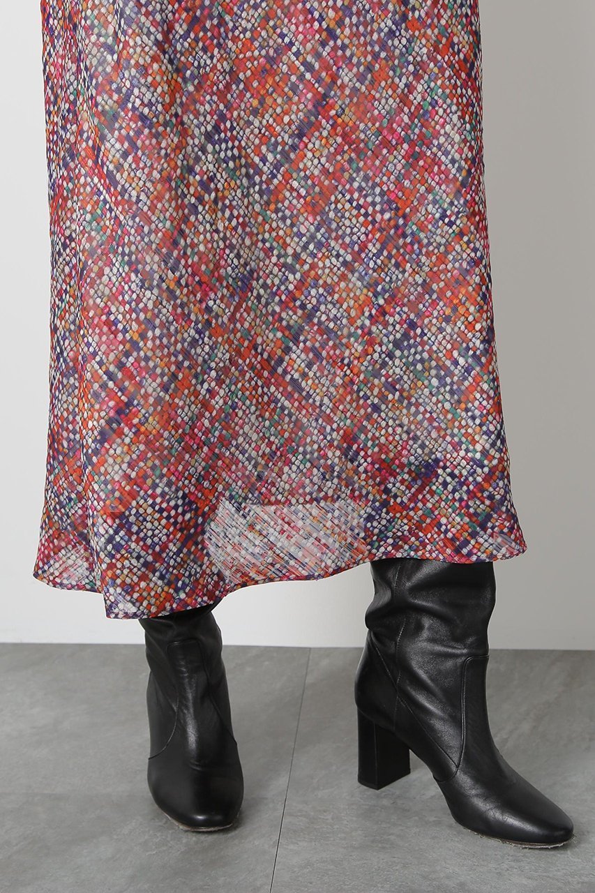 【ヒューエルミュージアム/hueLe Museum】の【STUMBLY】Printed Maxi Camisole Dress 人気、トレンドファッション・服の通販 founy(ファニー) 　ファッション　Fashion　レディースファッション　Fashion for Women　ワンピース　Dresses　フォーマル・パーティードレス・結婚式用ドレス　Elegant & Casual Dresses　チュニック　Tunic Tops & Dresses　キャミソール　Camisole, Spaghetti Strap Top　シンプル　Simple, Minimal　ジャカード／ジャガード　Jacquard, Woven Pattern　ジャケット　Jacket, Outerwear　タンク　Tank Top, Sleeveless Top　タートルネック　Turtleneck, High Neck　チュニック　Tunic, Long Top　ツイード　Twill, Twill Weave　ドレス　Dress, One-Piece　バイアス　Bias, Diagonal Cut　プリント　Print, Printed Pattern　マキシ　Maxi, Full Length　ロング　Long, Long-Length　無地　Plain, Solid Color　other-8|ID: prp329100004884477 ipo3291000000036461040