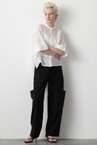 【ヒューエルミュージアム/hueLe Museum】の【STUMBLY】New Baker Cargo Pants 人気、トレンドファッション・服の通販 founy(ファニー) ファッション Fashion レディースファッション Fashion for Women パンツ Pants & Trousers カーゴパンツ Cargo Pants, Utility Pants シルク Silk, 100% Silk thumbnail ブラック|ID: prp329100004884482 ipo3291000000036461074