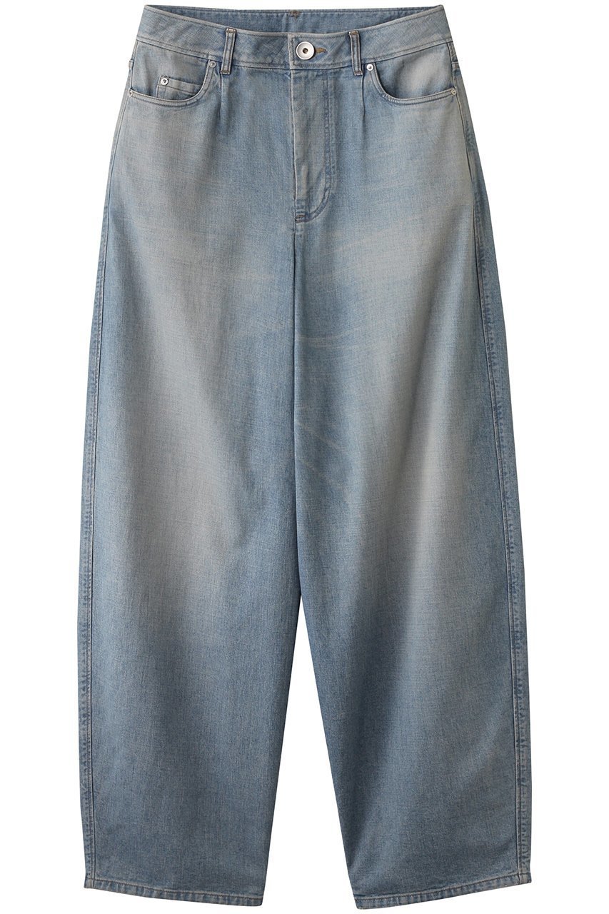【ザ リラクス/THE RERACS / MEN】の【MEN】デニムバレルパンツ 大人の最旬トレンドファッション＆コーディネート founy(ファウニー) 　ファッション　Fashion　メンズファッション　Fashion for Men　ボトムス　Bottoms　デニムパンツ・ジーンズ　Denim Pants　デニム　Denim, Jeans Material　フォルム　Silhouette, Form　ブリーチ　Bleach, Washed Finish　 other-1|ID: prp329100004884503 ipo3291000000036832149