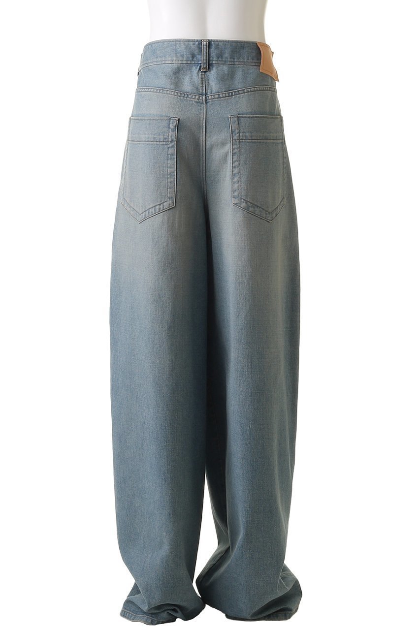 【ザ リラクス/THE RERACS / MEN】の【MEN】デニムバレルパンツ 大人の最旬トレンドファッション＆コーディネート founy(ファウニー) 　ファッション　Fashion　メンズファッション　Fashion for Men　ボトムス　Bottoms　デニムパンツ・ジーンズ　Denim Pants　デニム　Denim, Jeans Material　フォルム　Silhouette, Form　ブリーチ　Bleach, Washed Finish　other-4|ID: prp329100004884503 ipo3291000000036832153