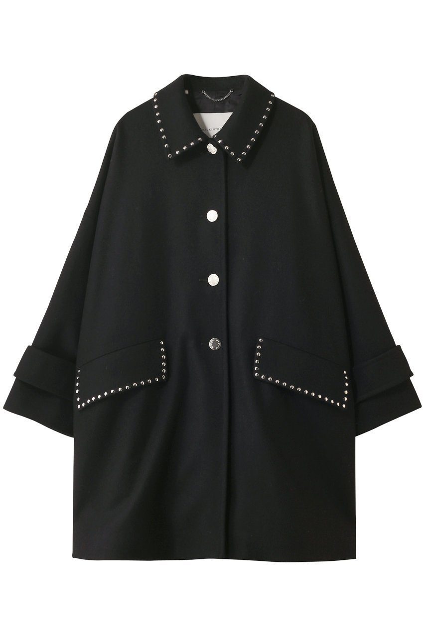 【マッキントッシュ/MACKINTOSH】のHUMBIE STUDS メタルボタン コート インテリア・キッズ・メンズ・レディースファッション・服の通販 founy(ファニー) ファッション Fashion レディースファッション Fashion for Women アウター Coat / Outerwear Collection コート・ロングコート・ピーコート Long Coats, Peacoats & More オケージョン Occasion Wear シャイニー Shiny, Glossy Finish シンプル Simple, Minimal ポケット Pocket, Pocket Detail メタル Metal, Metal Parts リュクス Luxury, Elegant, High-End, Chic ロング Long, Long-Length 定番 Standard, Basic Item ブラック/シルバーボタン|ID: prp329100004884508 ipo3291000000036461272