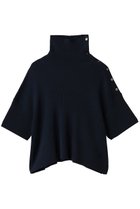 【ミズイロ インド/mizuiro ind】のアシンメトリーカラーリブプルオーバー navy|ID: prp329100004884534 ipo3291000000036461474