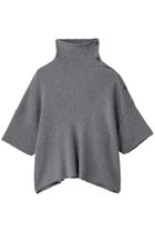 【ミズイロ インド/mizuiro ind】のアシンメトリーカラーリブプルオーバー c.gray|ID: prp329100004884534 ipo3291000000036461475