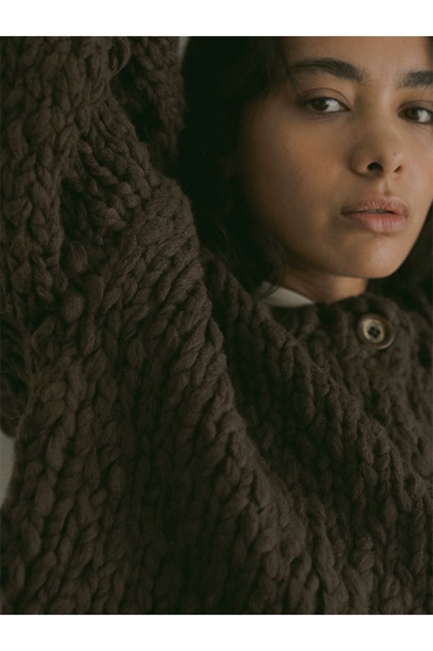 【エトレトウキョウ/ETRE TOKYO】の2wayハンドニットカーディガン 人気、トレンドファッション・服の通販 founy(ファニー) 　ファッション　Fashion　レディースファッション　Fashion for Women　トップス・カットソー　Cut & Sew Tops　ニット　Knit Tops & Sweaters　カーディガン・羽織り　Layered Style Cardigans　おすすめ　Recommended / Our Picks　カーディガン　Cardigan, Knitwear　ショート　Short, Short Length　バランス　Balance, Style Balance　ルーズ　Loose, Oversized　今季　This Season, Current Season　other-3|ID: prp329100004884538 ipo3291000000036461509