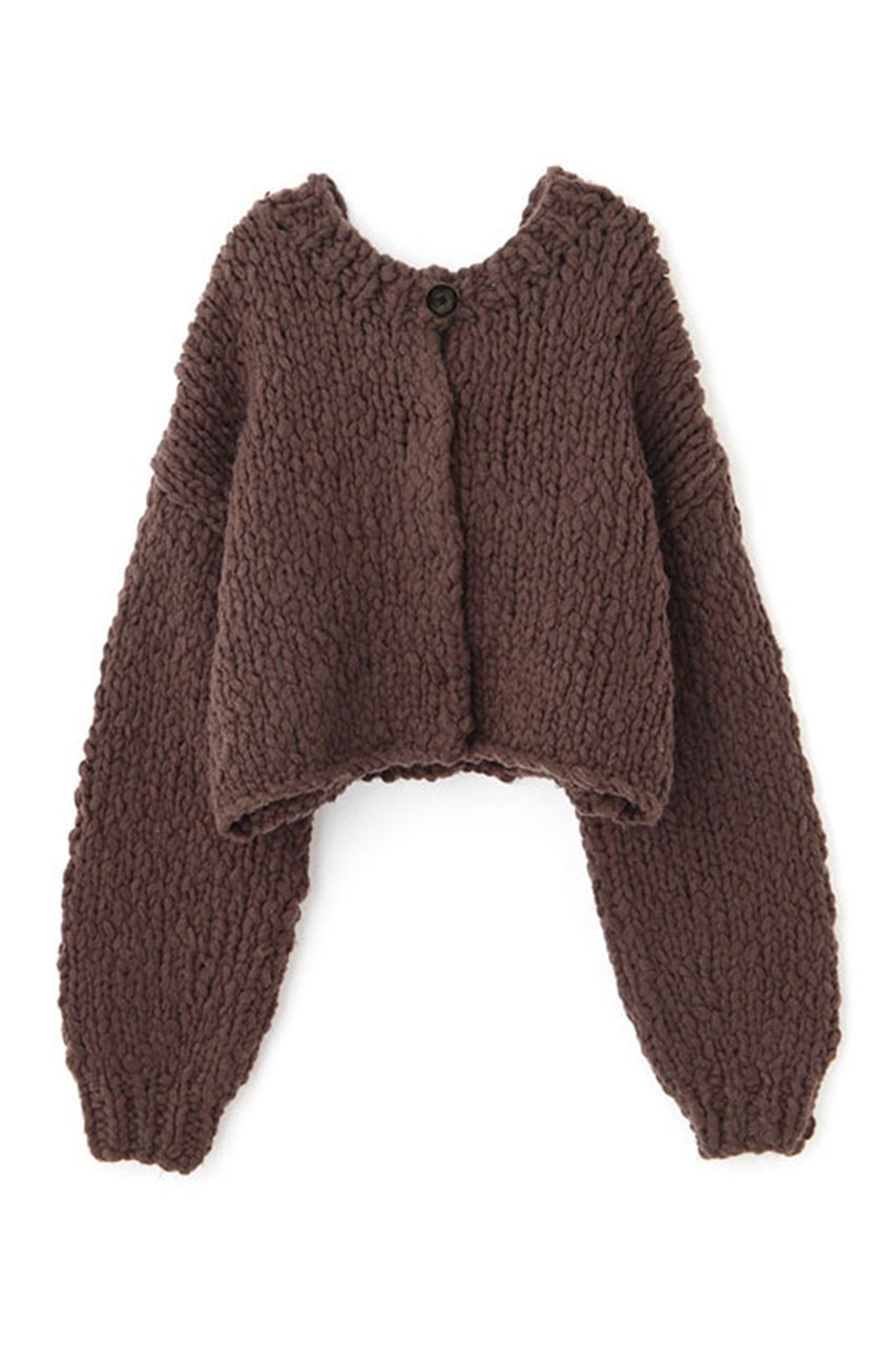 【エトレトウキョウ/ETRE TOKYO】の2wayハンドニットカーディガン 人気、トレンドファッション・服の通販 founy(ファニー) 　ファッション　Fashion　レディースファッション　Fashion for Women　トップス・カットソー　Cut & Sew Tops　ニット　Knit Tops & Sweaters　カーディガン・羽織り　Layered Style Cardigans　おすすめ　Recommended / Our Picks　カーディガン　Cardigan, Knitwear　ショート　Short, Short Length　バランス　Balance, Style Balance　ルーズ　Loose, Oversized　今季　This Season, Current Season　other-7|ID: prp329100004884538 ipo3291000000036461513