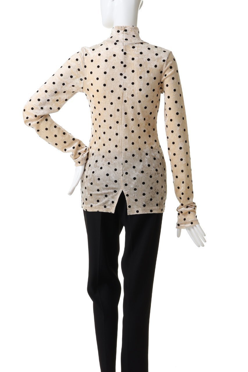 【メゾンスペシャル/MAISON SPECIAL】のVelor Mesh Dot Tops / ベロアメッシュドットタートルトップ 人気、トレンドファッション・服の通販 founy(ファニー) 　ファッション　Fashion　レディースファッション　Fashion for Women　トップス・カットソー　Cut & Sew Tops　シャツ・ブラウス・オフィスカジュアル　Elegant Blouses & Button-Ups　ロングTシャツ・Tシャツ　Longline T-Shirts & Tees　カットソー・ベーシックTシャツ　Cut-and-Sewn Tops / Stretch Tees & Basics　ベロアトップス　Velour Tops / Velvet-Look Items　シアー　Sheer, See-Through　スリーブ　Sleeve, Long Sleeve / Short Sleeve　ドット　Polka Dot, Dot Pattern　フェミニン　Feminine, Girly　ベロア　Velour, Soft Velvet　ロング　Long, Long-Length　other-4|ID: prp329100004884543 ipo3291000000036461549