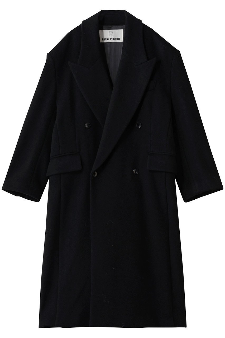 【プランク プロジェクト/PRANK PROJECT】のスーパービックコート 人気、トレンドファッション・服の通販 founy(ファニー) ファッション Fashion レディースファッション Fashion for Women アウター Coat / Outerwear Collection コート・ロングコート・ピーコート Long Coats, Peacoats & More ショート Short, Short Length ストライプ Stripe, Striped Pattern ロング Long, Long-Length other-1|ID: prp329100004884549 ipo3291000000036461587