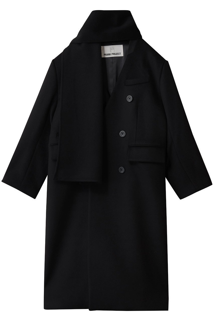 【プランク プロジェクト/PRANK PROJECT】のマフラー付きコート 人気、トレンドファッション・服の通販 founy(ファニー) ファッション Fashion レディースファッション Fashion for Women アウター Coat / Outerwear Collection コート・ロングコート・ピーコート Long Coats, Peacoats & More マフラー・スヌード / 冬小物の定番 Scarves & Mufflers ショルダー Shoulder, Shoulder Strap マニッシュ Mannish, Boyish マフラー Scarf, Muffler ロング Long, Long-Length other-1|ID: prp329100004884550 ipo3291000000036461598